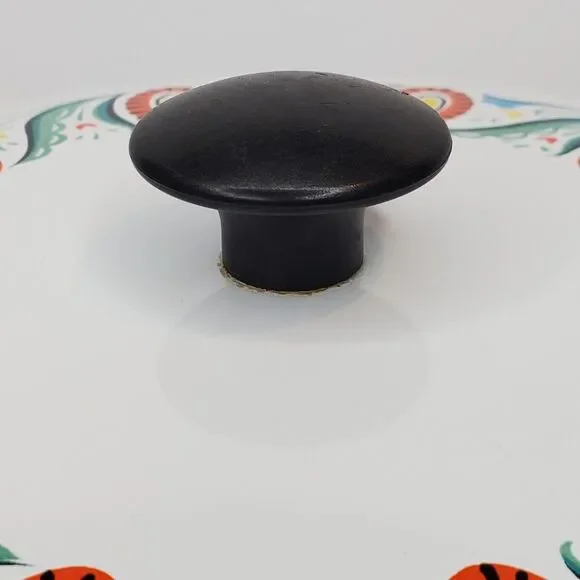 Berggren Vintage Swedish Folk Art Enamelware Pot with Lid - Picture 3 of 14